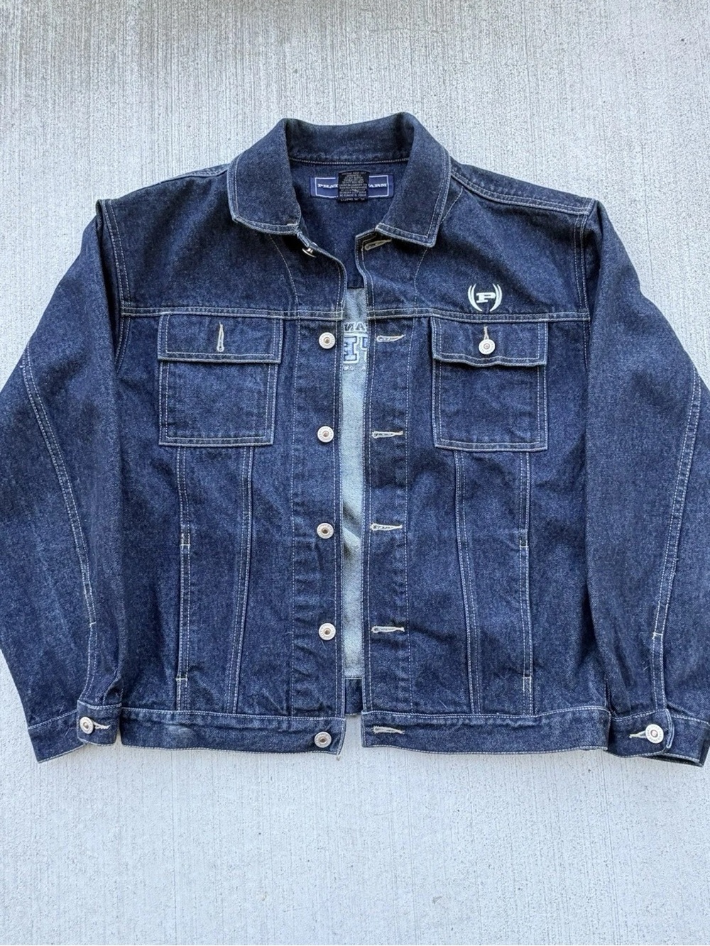 Phat farm Denim Jacket with Chest Pockets